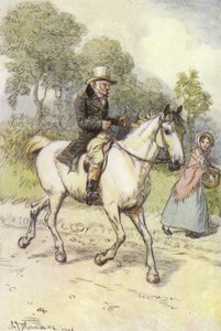Illustration til Janets Repentance af George Eliot af Hugh Thomson