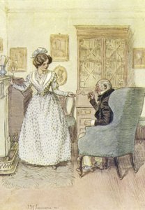 Illustration til Janets Repentance af George Eliot af Hugh Thomson