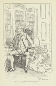 Illustration til Mr Gilfils Love Story af George Eliot af Hugh Thomson