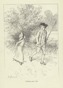 Illustration til Mr Gilfils Love Story af George Eliot af Hugh Thomson