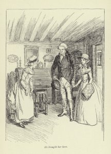 Illustration til Mr Gilfils Love Story af George Eliot af Hugh Thomson