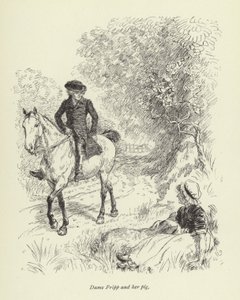 Illustration til Mr Gilfils Love Story af George Eliot af Hugh Thomson