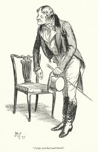 Illustration for Persuasion af Jane Austen (litho) af Hugh Thomson