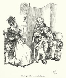 Illustration for Persuasion af Jane Austen (litho) af Hugh Thomson