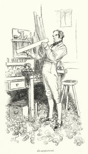 Illustration for Persuasion af Jane Austen (litho) af Hugh Thomson