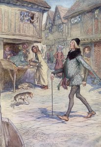 Illustration til The Merry Wives of Windsor af Hugh Thomson