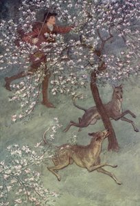 Illustration til The Merry Wives of Windsor af Hugh Thomson