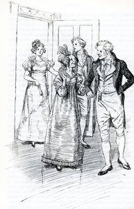 "The Ball at the Crown Inn" (illustration) af Hugh Thomson