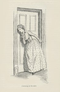 Lytter ved døren, 1896 af Hugh Thomson