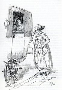 "Miss Bates et Emma" (illustration) af Hugh Thomson