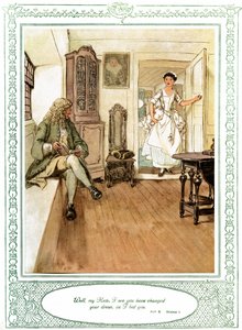 Oliver Goldsmiths skuespil She Stoops to Conquer af Hugh Thomson