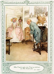 Oliver Goldsmiths skuespil She Stoops to Conquer af Hugh Thomson