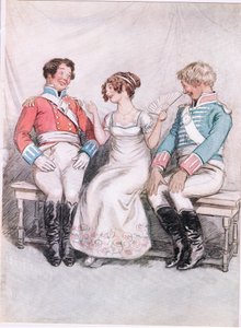 Phoebe: "Så snart du ser en dame med en smuk næse, kan du ikke lade være med at sige, at du elsker hende". (litho) af Hugh Thomson