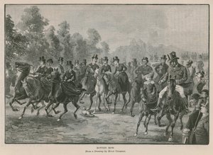 Rotten Row, Hyde Park, London af Hugh Thomson