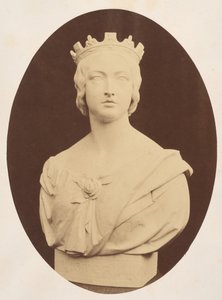 Kopi af en buste af Hendes Majestæt Dronning Victoria, af Joseph Durham, Esq. F.S.A., 1857. af Hugh Welch Diamond