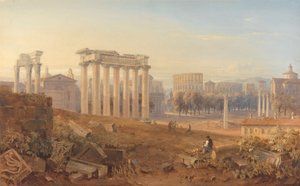 Udsigt over Forum i Rom af Hugh William Grecian Williams