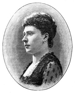 Prinsesse Beatrice, yngste datter af dronning Victoria, 1900.