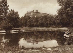 Mexico: Castillo Chapultepec (s/h-foto) af Hugo Brehme