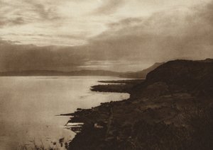 Mexico: Chapala-søen (s/h-foto) af Hugo Brehme