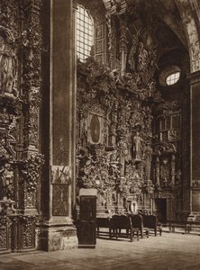 Mexico: Kirken i Tepozotlan (s/h-foto) af Hugo Brehme