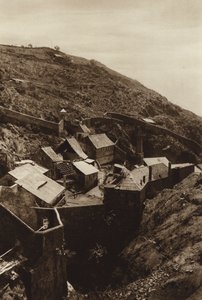 Mexico: Pachuca, tidligere spansk mine (s/h-foto) af Hugo Brehme