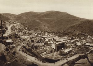 Mexico: Pachucha, Mina Loreto (s/h-foto) af Hugo Brehme