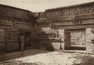 Mexico: Mitla-ruinerne (s/h-foto) af Hugo Brehme