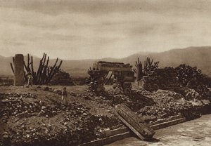 Mexico: Mitla-ruinerne, delstaten Oaxaca (s/h-foto) af Hugo Brehme