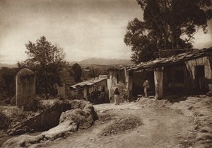 Mexico: San Esteban, udkanten af hovedstaden Mejico (s/h-foto) af Hugo Brehme