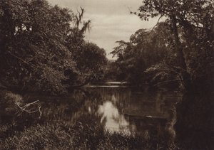 Mexico: Tamasopo, Panorama del rio, Vera Cruz State (s/h-foto)