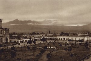 Mexico: Zapotlan med Colima (s/h-foto) af Hugo Brehme
