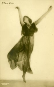 Ellen Tels / Fotopostkarte af Hugo Erfurth