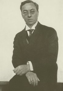 Portræt af Wassily Kandinsky (s/h foto)
