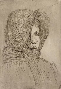 Tørklædet af Hugo Simberg
