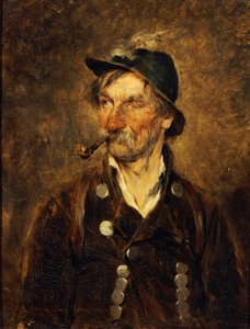 Den gamle jæger, 1879 af Hugo Wilhelm Kauffman