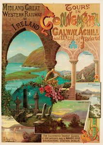 Ture i Connemara, Midland Great Western Railway of Ireland af Hugo d Alesi