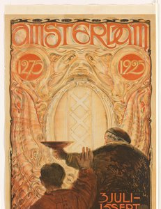 Plakat til udstillingen Amsterdam 1275-1925 Amsterdam 1275 1925 (titel på objekt)