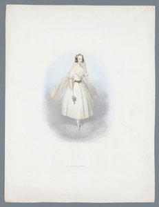 Kvinde i brudekjole af Huib van Hove Bz (attributed to)