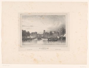 Udsigt over den gamle havn i Rotterdam Den gamle havn i Rotterdam / Le vieux havn / Den gamle havn (titel på objektet) Udsigt over byen Rotterdam (serietitel)
