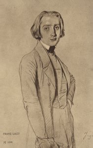 Portræt af Franz Liszt af Hungarian School