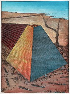 Keops pyramide. 1927 (gravering)