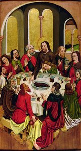 Den sidste nadver, Turocbela, 1480-90 af Hungarian School