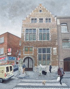 Pieter Brueghels House i Bruxelles, 1996 af Huw S. Parsons