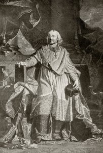 Jacques Benigne Bossuet, graveret af Pierre Imbert Drevet, fra 