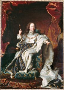 Ludvig XV som barn ... (maleri på lærred) af Hyacinthe Francois Rigaud