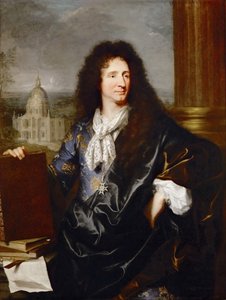 Portræt af Jules Hardouin-Mansart 1646-1701 af Hyacinthe Francois Rigaud