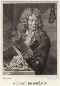 Portræt af Nicolas Boileau-Despreaux af Hyacinthe Francois Rigaud