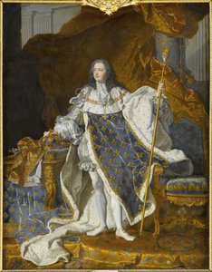 Portræt af Ludvig XV i hans kongelige dragt