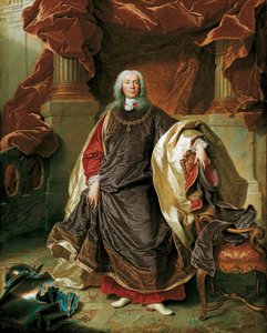 Portræt af prins Joseph Wenzel I af Liechtenstein 1696-1772, 1740.