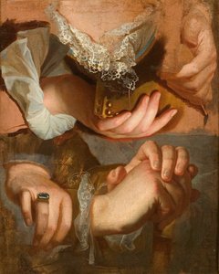 Studies of Hands, ca 1715-1723.